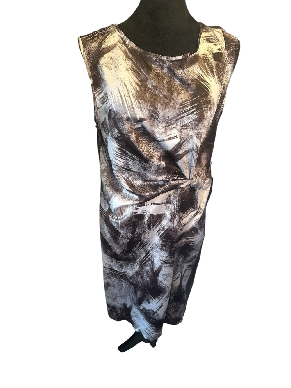 Simply Vera Vera Wang Ruched Dress – Size L (New With Tags)